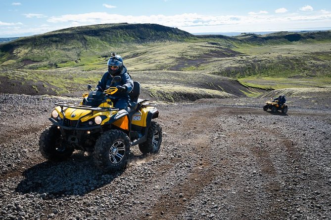 Reykjavik Peak with Safari Quads ATV - Getting fitted out at the Safari Quads base