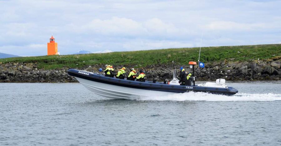 Reykjavik: Puffin Watching Tour by RIB Speedboat - Leaving Reykjavik’s Old Harbor by RIB