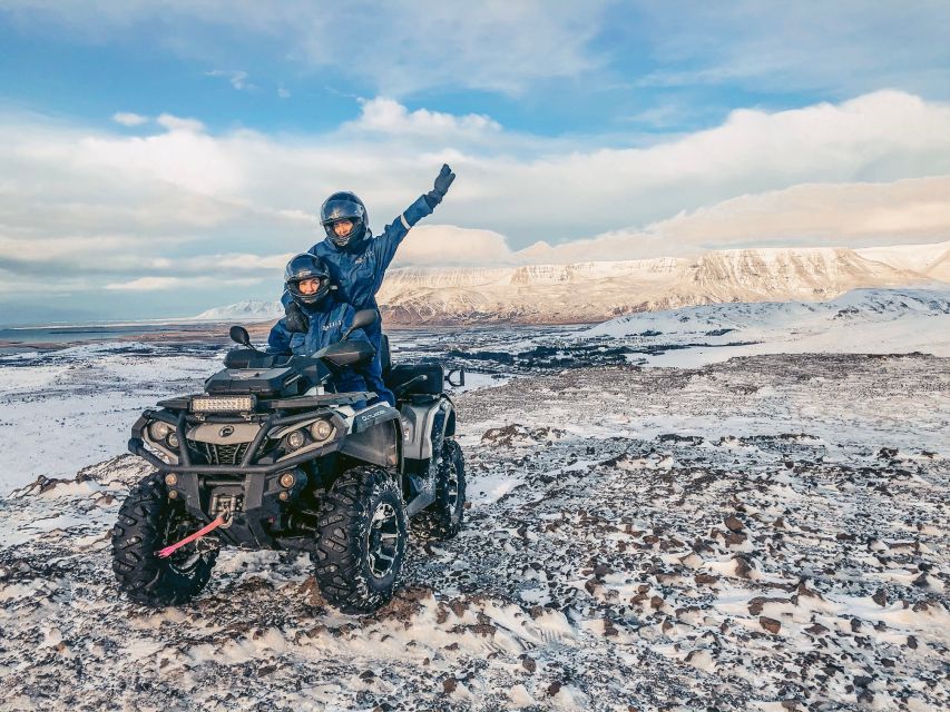 Reykjavik Quad Bike Twin Peaks Tour - Getting comfortable beside Lake Hafravatn