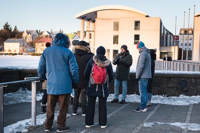 Reykjavík Small group Walking Tour - by CityWalk - Parliament House brings politics into the walk