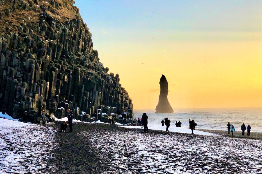 Reykjavík: South Coast Waterfalls, Black Sand & Glacier Tour - Seljalandsfoss and the possible walk behind the water