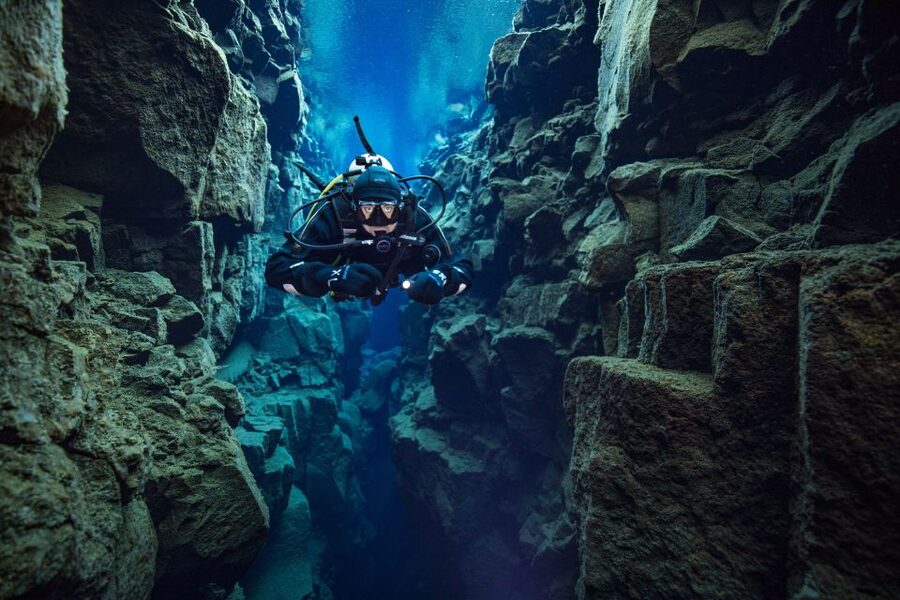 Silfra: Diving Between Tectonic Plates - The Cathedral Reaches 23 Meters