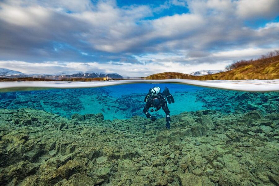 Silfra: Diving Between Tectonic Plates - Silfra Lagoon and the Walk Back