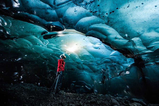 Skaftafell: Blue Ice Cave & Glacier Hike on Vatnajökull - Inside the natural blue ice cave