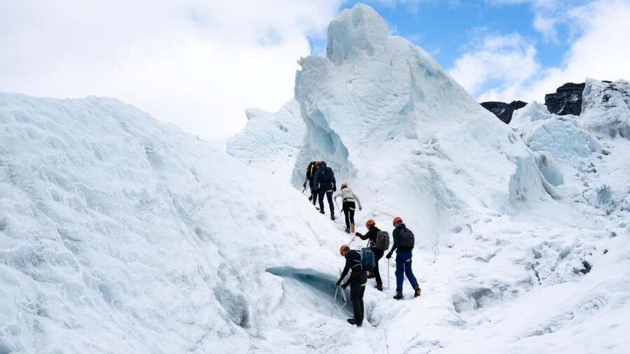 Skaftafell: Glacier Hike & Ice Climbing Adventure - Learning to climb real glacier walls