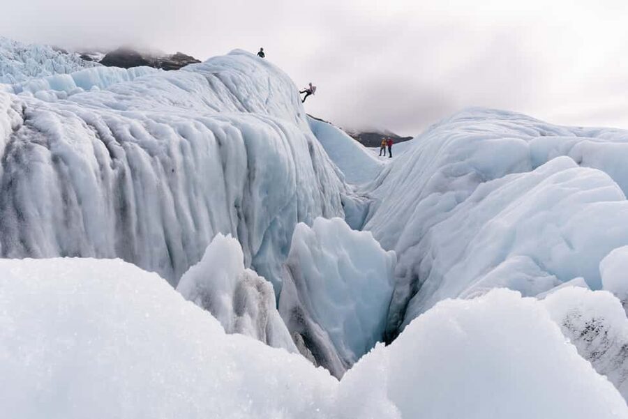 Skaftafell: Glacier Hike & Ice Climbing Adventure - Meeting the guide and getting fitted for the ice