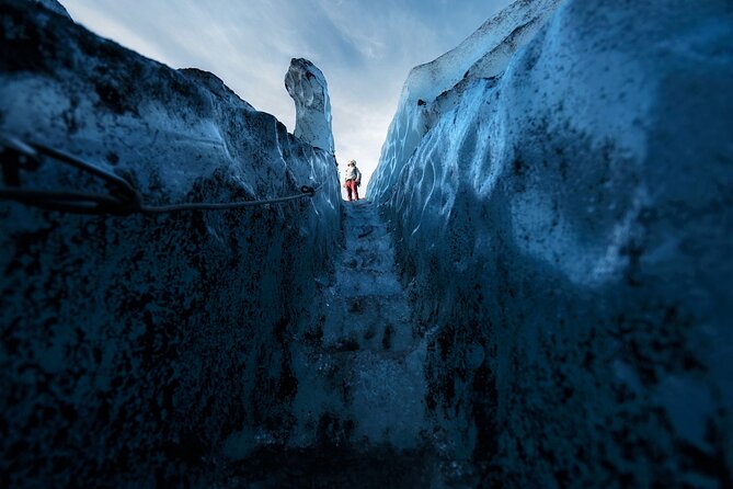 Skaftafell Ice Caving & Glacier Hike - Reaching the blue ice cave