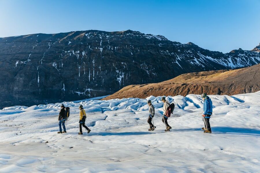 Skaftafell National Park: Falljokull Glacier Easy Hike - One hour on the ice, with crevasses and blue ice