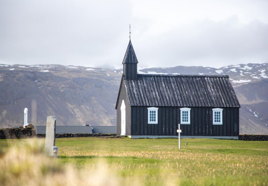 Snaefellsnes Peninsula and Kirkjufell Small-Group Tour - Búðakirkja is a short stop with a strong image