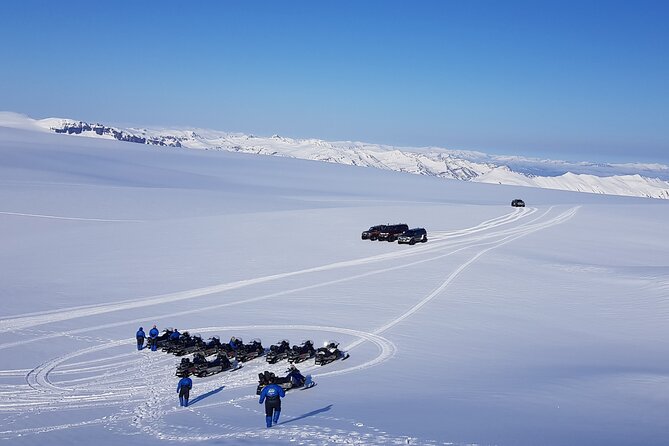 Snowmobile tour on Vatnajökull - How the three hours are really divided