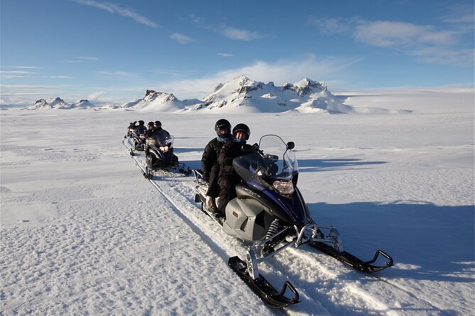 Snowmobiling on Langjokull Glacier and Secret Lagoon Tour - A quick look at Geysir and the route toward Langjökull