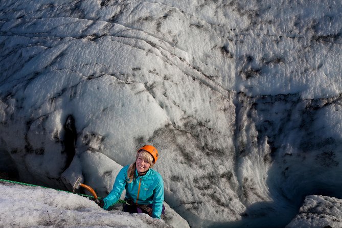 Sólheimajökull Glacier Hike & Ice Climbing Intro - Small Group - The glacier’s ice caves, crevasses, and blue color
