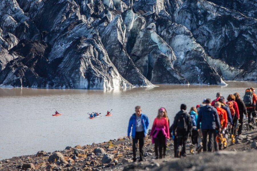 Sólheimajökull: Guided Kayaking Tour on the Glacier Lagoon - From Sólheimajökull Base Camp to the lagoon