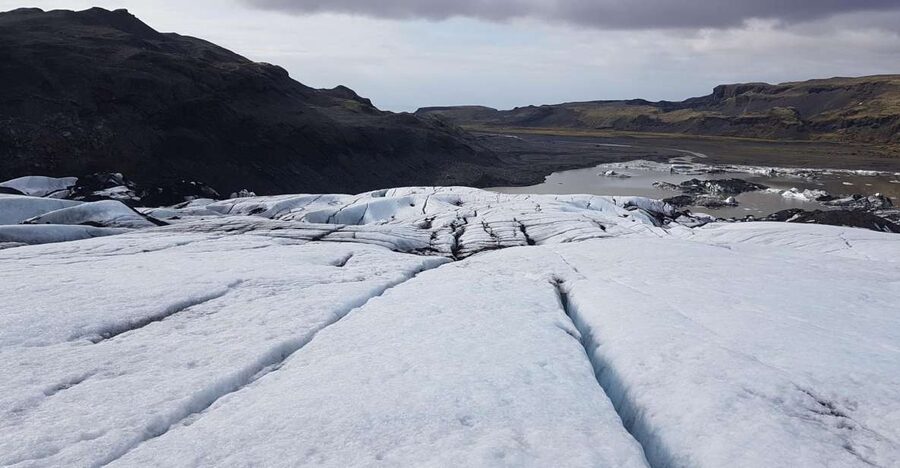 Sólheimajökull Ice Climbing Tour - What the glacier feels like underfoot