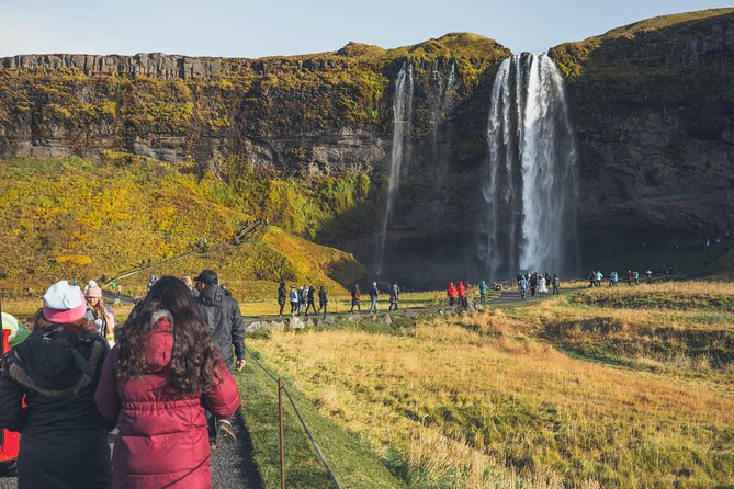 South Coast Day Tour Black Sand Beach & Waterfalls from Reykjavik - Skogafoss and the climb above the falls