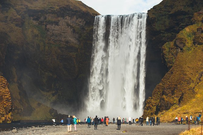 South Coast Day Tour Black Sand Beach & Waterfalls from Reykjavik - Solheimajokull Glacier and the walk to the ice