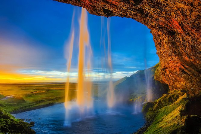 South Coast - Private - Skogafoss: broad, loud, and rainbow-ready