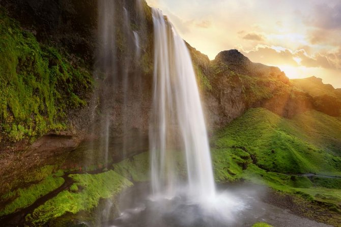 South Coast Waterfall, Black Beach, Glacier Adventure Small Group - Sólheimajökull, scenic glacier or active adventure