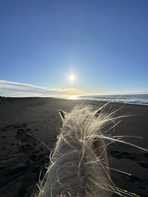 southern Iceland: Black beach riding tour - What the two-hour route feels like