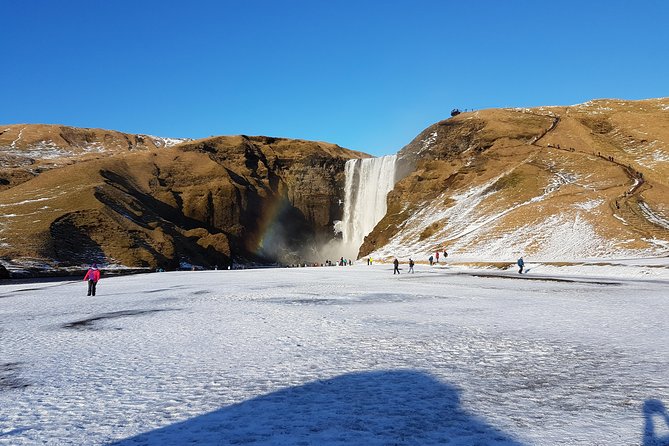 Superjeep south coast & Katla Ice Caves from Reykjavik - Skogafoss brings the big waterfall drama
