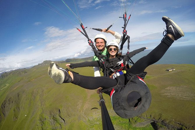 Tandem Paragliding Flights from Vik - Meeting at True Adventure in Vík