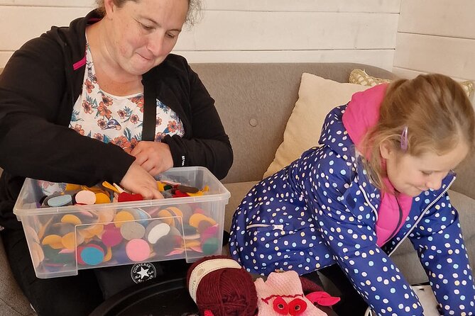 The Wool Monster Workshop - make your own souvenir! - What your one-hour session includes