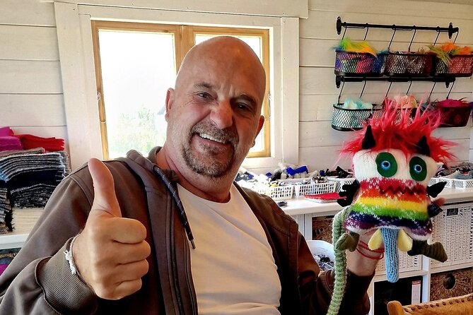 The Wool Monster Workshop - make your own souvenir! - The private setting makes a real difference