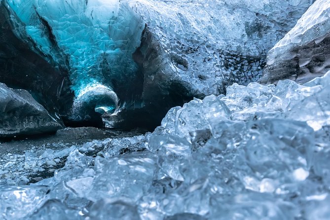 Treasure Iceland - Ice Cave Discovery - Entering a remote blue ice cave