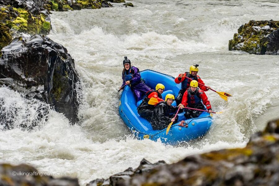 Varmahlíð: East Glacial River Whitewater Rafting - The 20-minute riverside break