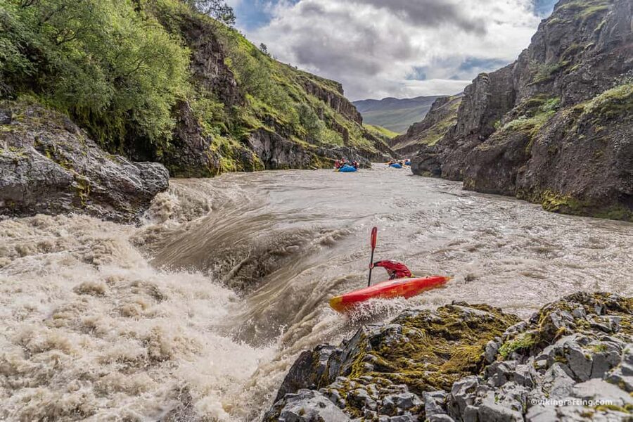 Varmahlíð: East Glacial River Whitewater Rafting - Ninety more minutes on the East Glacial River
