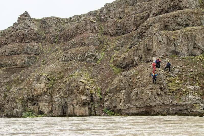 Varmahlíð: Guided Family Rafting Trip - The 20-minute ride to the river