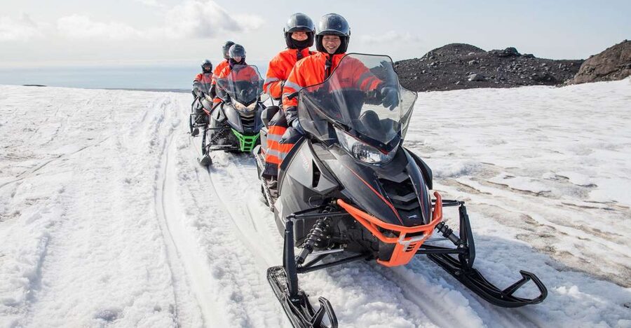 Vik: Mýrdalsjökull Snowmobile Adventure - One hour across Mýrdalsjökull