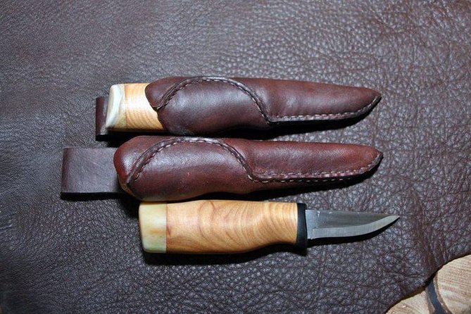 Viking Knife–Making Workshop in Reykjavik - Sanding and polishing the blade and handle