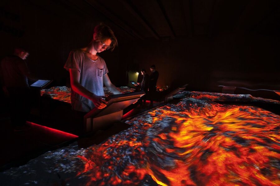 Volcano Exhibition and Cinema - Lava Centre Iceland - The Fiery Heart Explains Magma and Lava