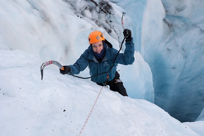 Winter Ice Cave + Climbing Private Photoshoot - 20 Shot Package - Why this ice-climbing day feels different