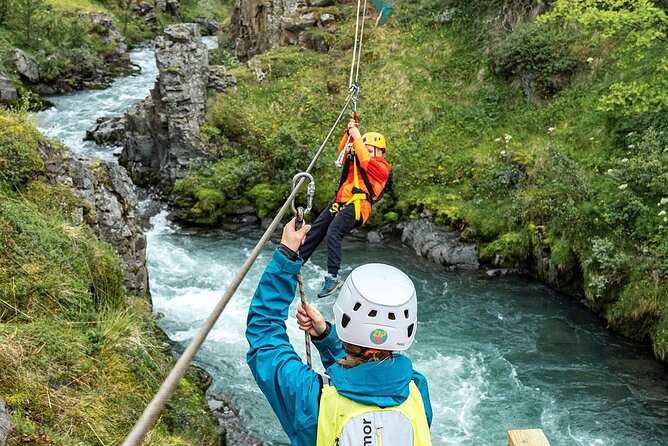 Zipline Adventure Through Glerárgil River Canyon in Akureyri Town - What the guides add to the ride